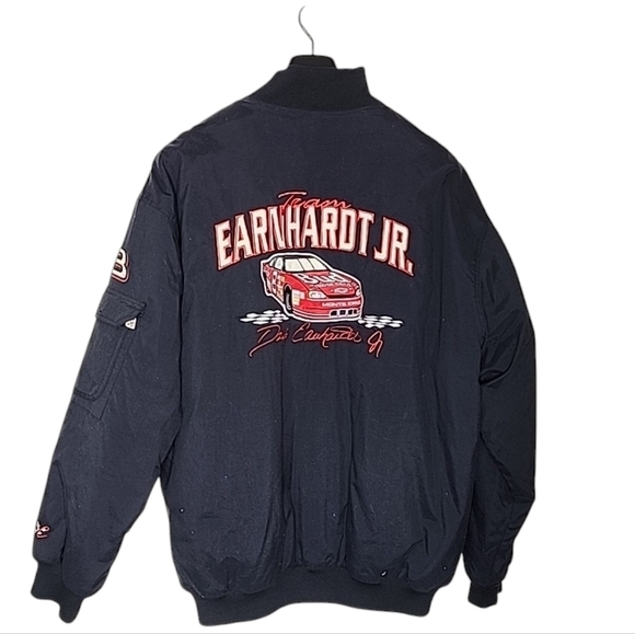 Chase Authentic Dale Earnhardt Jr. Nascar Mens Black Vintage Jacket. Size XXL - Picture 2 of 6